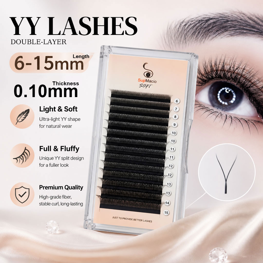 Supmacio 0.10 mm YY Lash Y Sha - đánh giá và giá Eyelash Extension Human Hair