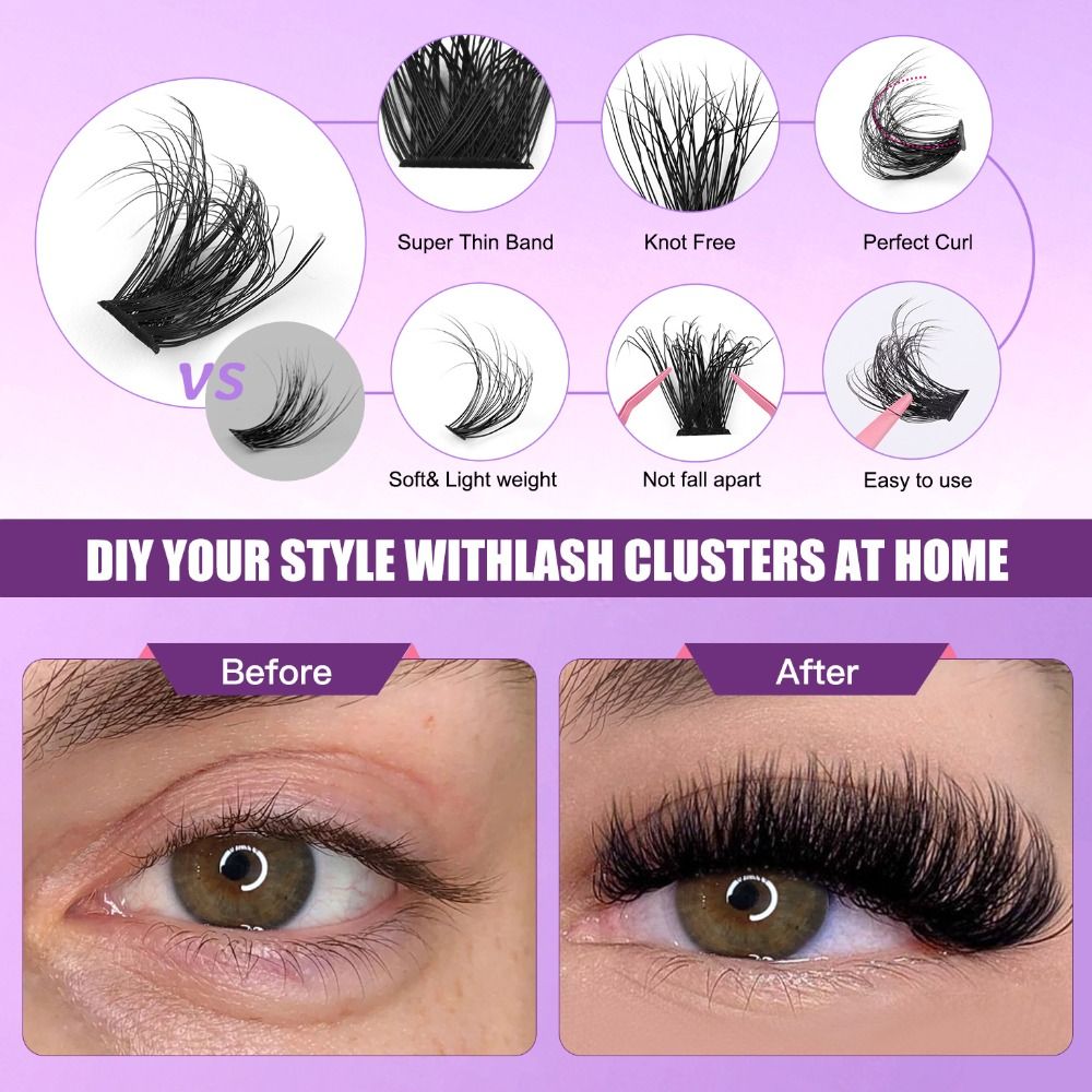 Natural Look False Eyelashes B - đánh giá và giá Eyelash Extension Look