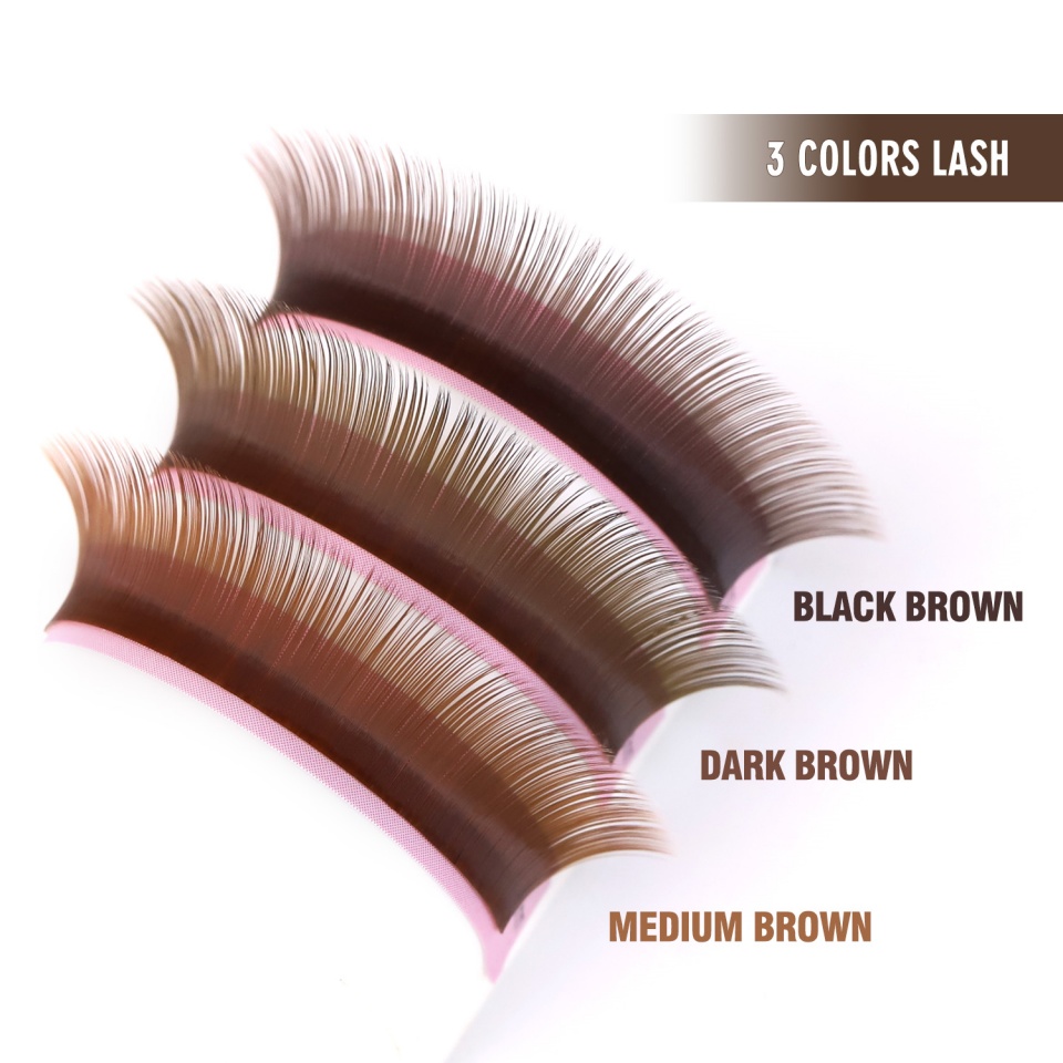 Lashprofessor J L M Curl Brown - đánh giá và giá Eyelash Extension Russian