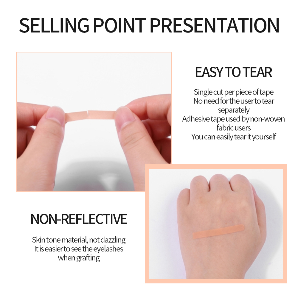 10/20pcs Eyelash Tape Non Wove - đánh giá và giá Eyelash Extension Look