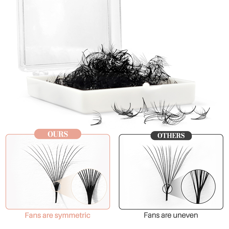 500 Premade Loose Lashes Pro M - đánh giá và giá Eyelash Extension For Asian Eyes