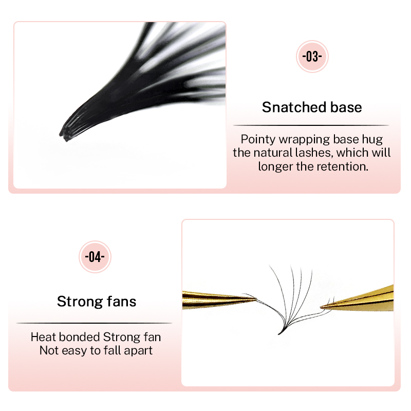 500 Premade Loose Lashes Pro M - đánh giá và giá Eyelash Extension For Asian Eyes