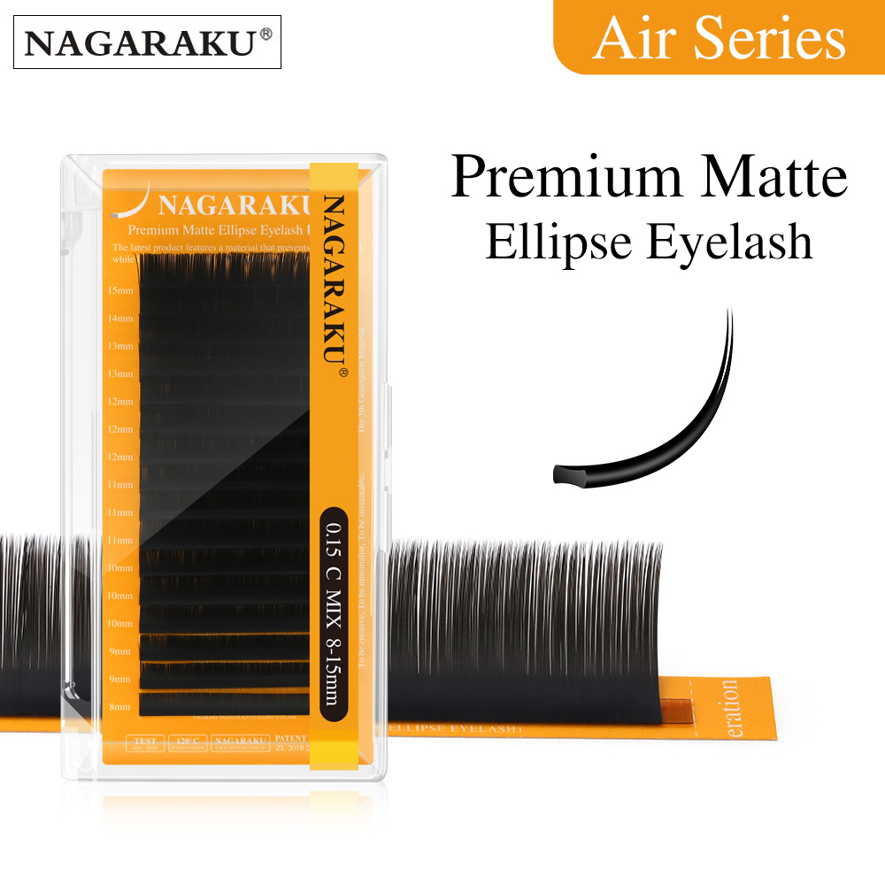 NAGARAKU New Air Series Premiu - đánh giá và giá Eyelash Extension Human Hair