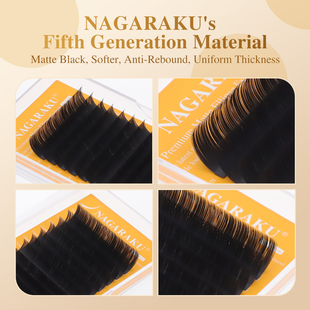 NAGARAKU New Air Series Premiu - đánh giá và giá Eyelash Extension Human Hair